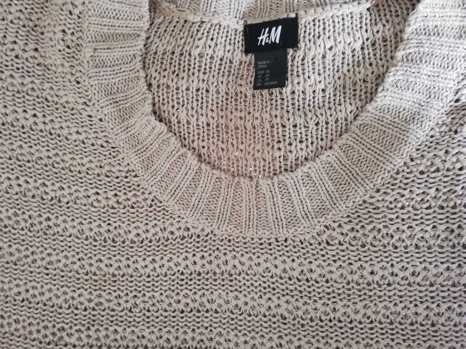 Camisola malha manga curta H&M T.XS