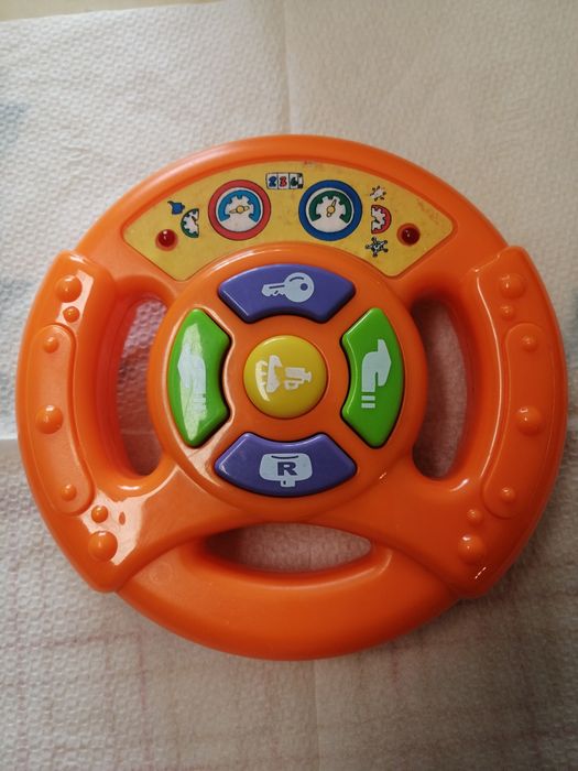 Volante sonoro, brinquedo.