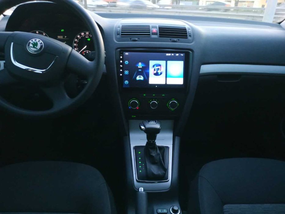 Магнитола Skoda Шкода A5 А7 Octavia Октавия CarPlay Qled экран