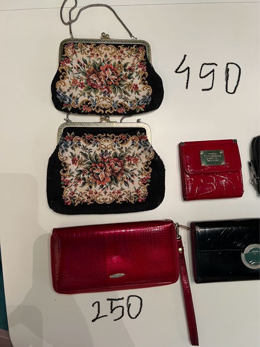 Кошельки ретро Prada, Dolce & Gabanna, Versace