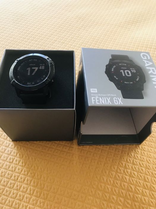 Relogio Garmin 6X Pro original caixa e documentos