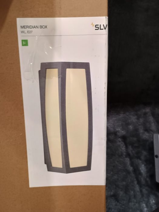 Kinkiet zewnętrzny Meridian Box IP 54 slv