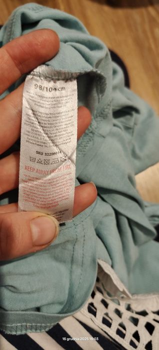 Bluzka z długim rękawem chłopieca 98/104 dinozaury