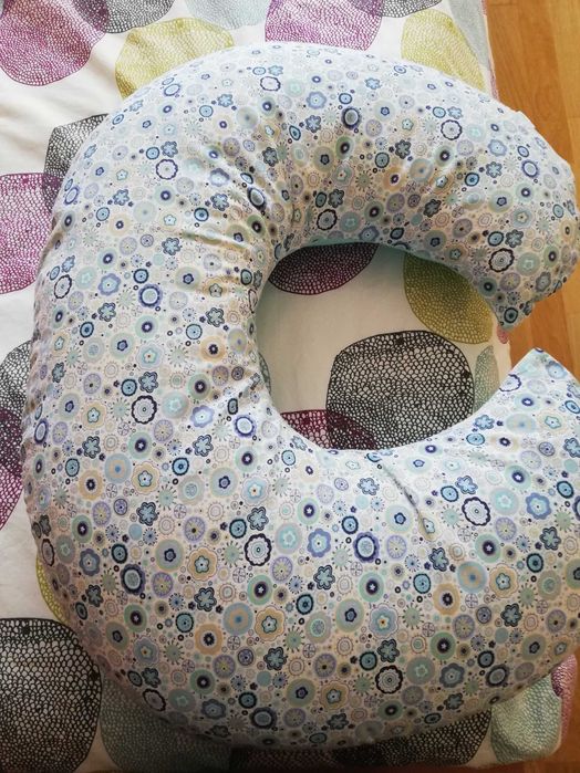 Almofada amamentação da zippy azul