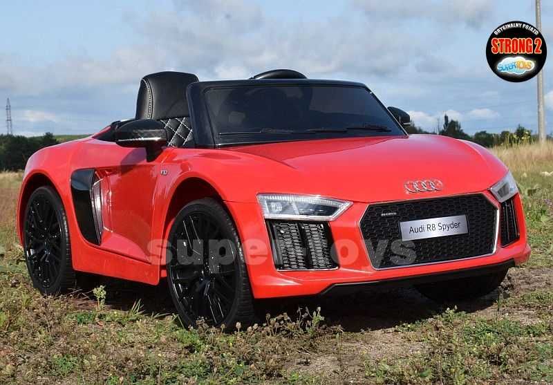 Auto samochód na akumulator AUDI R8 na licencji autko elektryczne RC