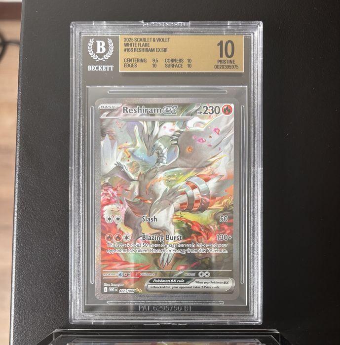 Reshiram 166 BGS pristine 10