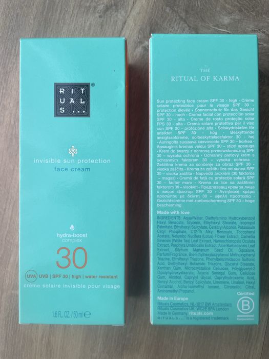 Rituals krem do twarzy SPF30