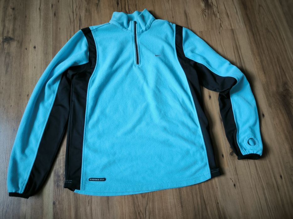 Nike Polar damski M niebieski błękitny cienki Therma-Fit bluza