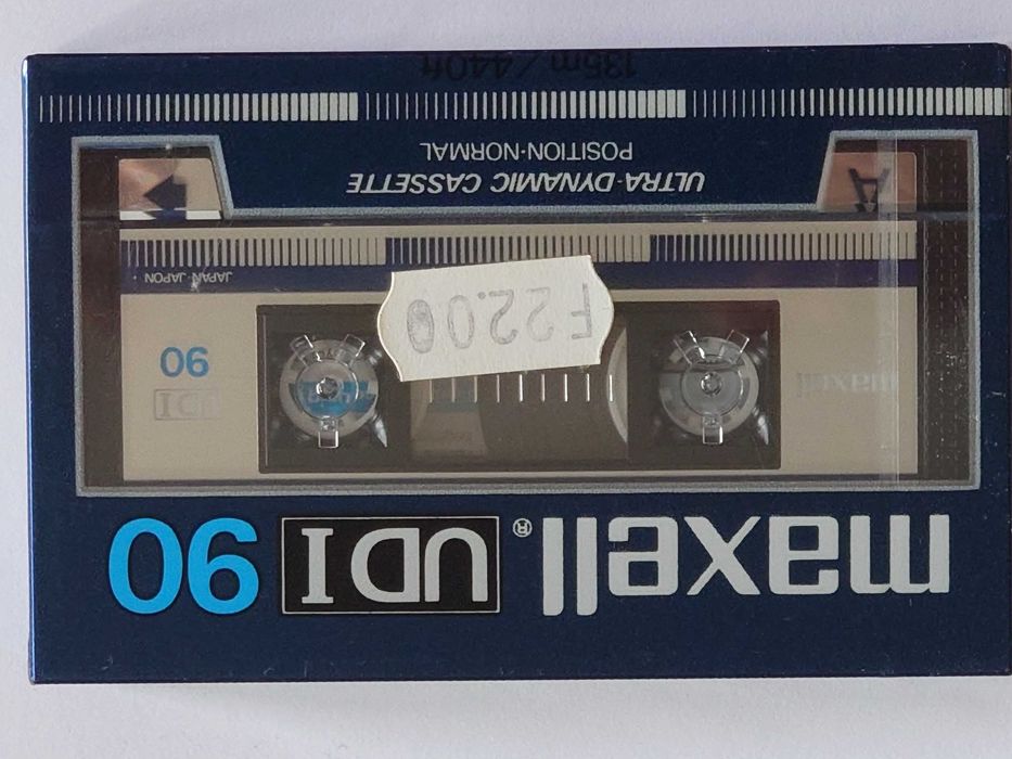 Maxell UD I 90 na lata 1985 do 1987 rynek Europejski