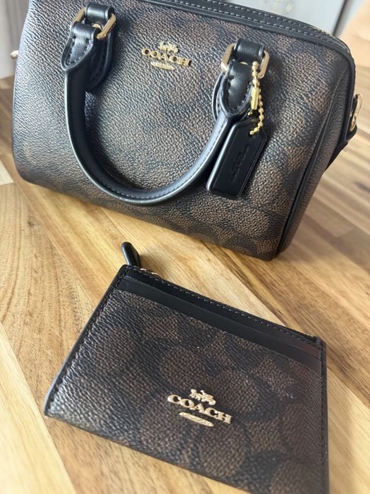 Conjunto Mini mala Coach e carteira