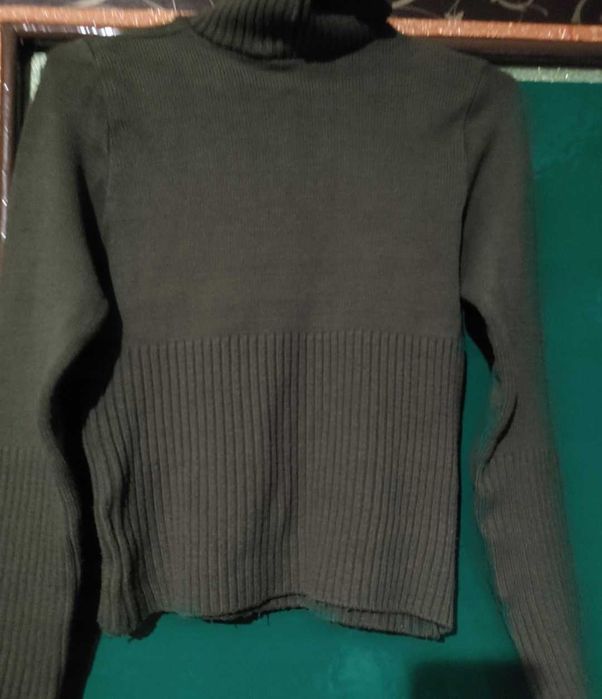Golf khaki 2 szt 2-pak gładki paski s/m