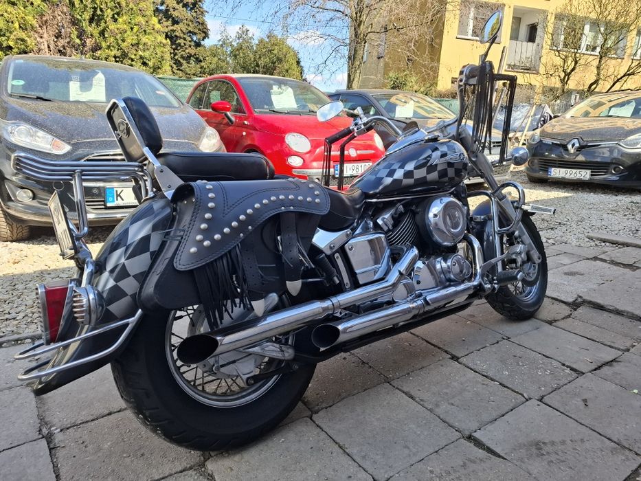 Drag Star 650 Super stan serwis sakwy wydechy  43 tys km zamiana na auto