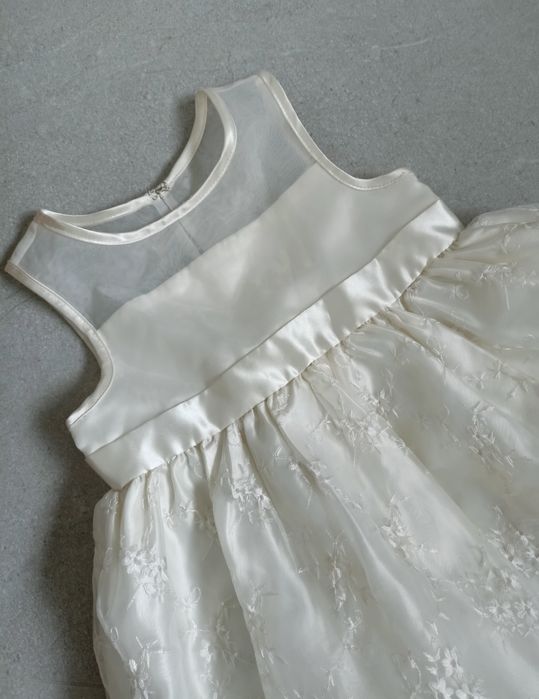 Sukienka chrzest roczek rozm 98