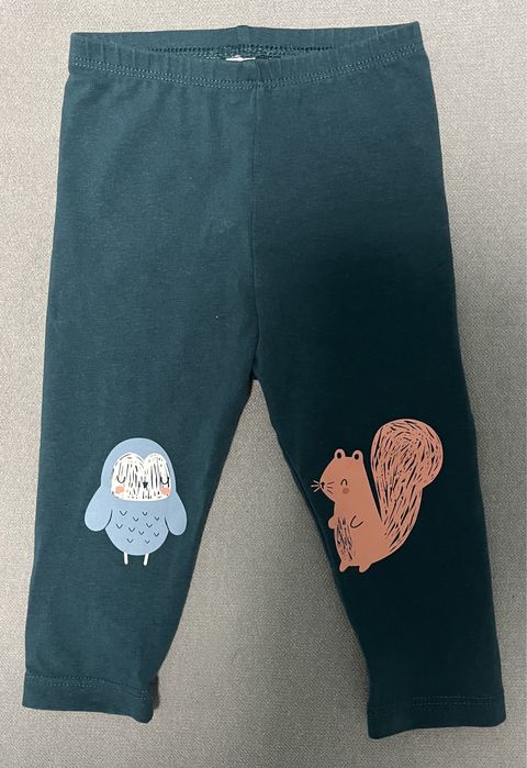 Spodnie legginsy dziewczęce Zara, 5.10.15. , H&M roz.74