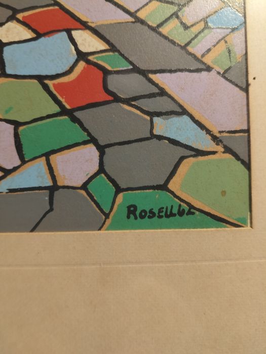 Obraz olejny sygnowany Rosell 62