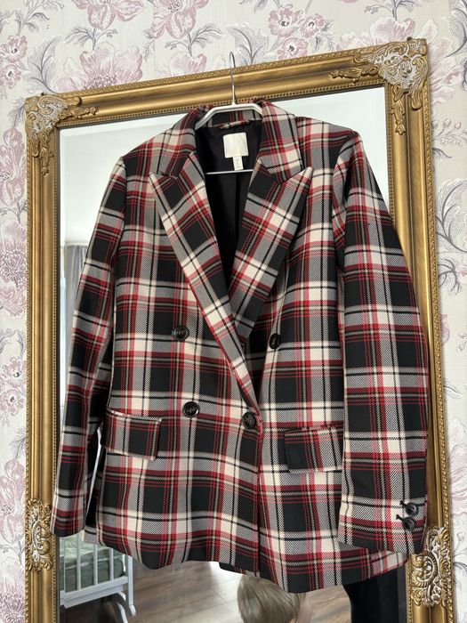 Піджак в клітинку H&M