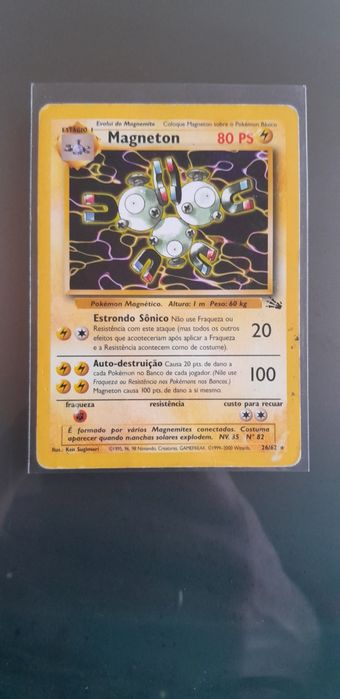 Cartas Pokemon Jungle e Fossil
