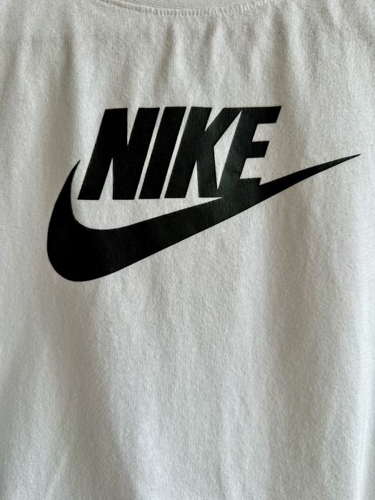 Nike crop style T-shirt sporty girl biały 146–156 cm