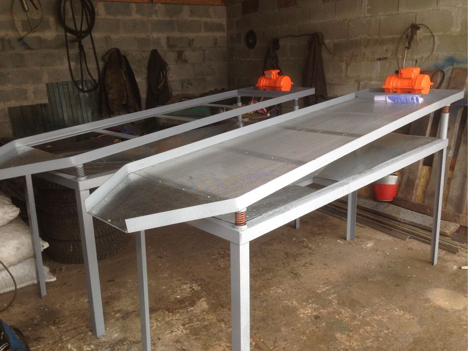 Вібросито 2м на 0,7м Вибростол Калибратор