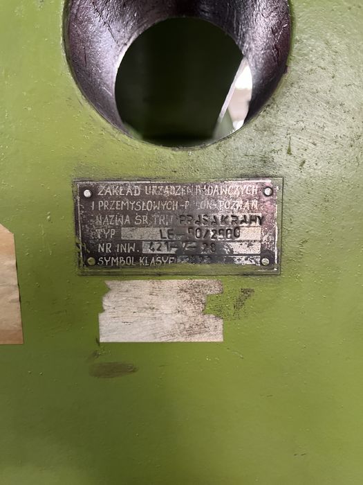 Prasa krawedziowa le50/2500