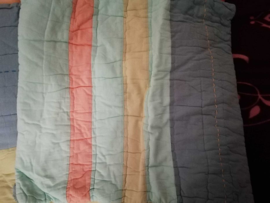 Colcha patchwork cama solteiro
