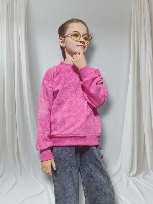 Кофта на весну трьохнитка петля на 8-9 та 9-10 р.  Розмір 134,140