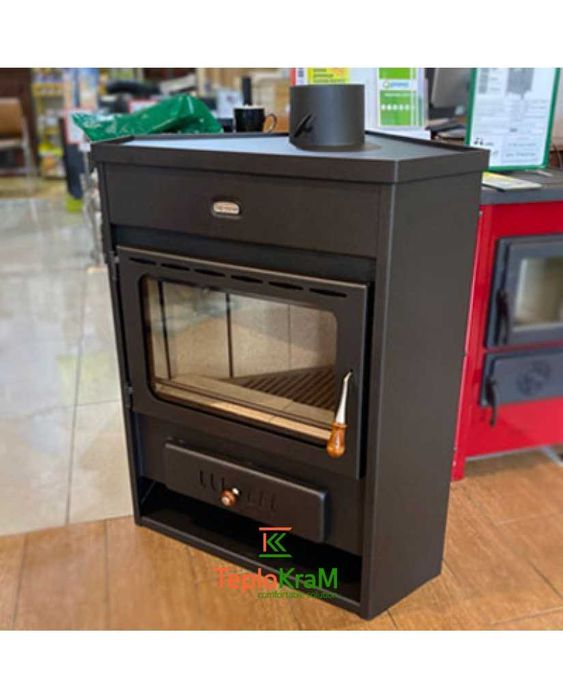 Купити піч,ПІЧ PRITY AM, 12 КВТ, КУТОВА,Буржуйка,піч на дрова,печь