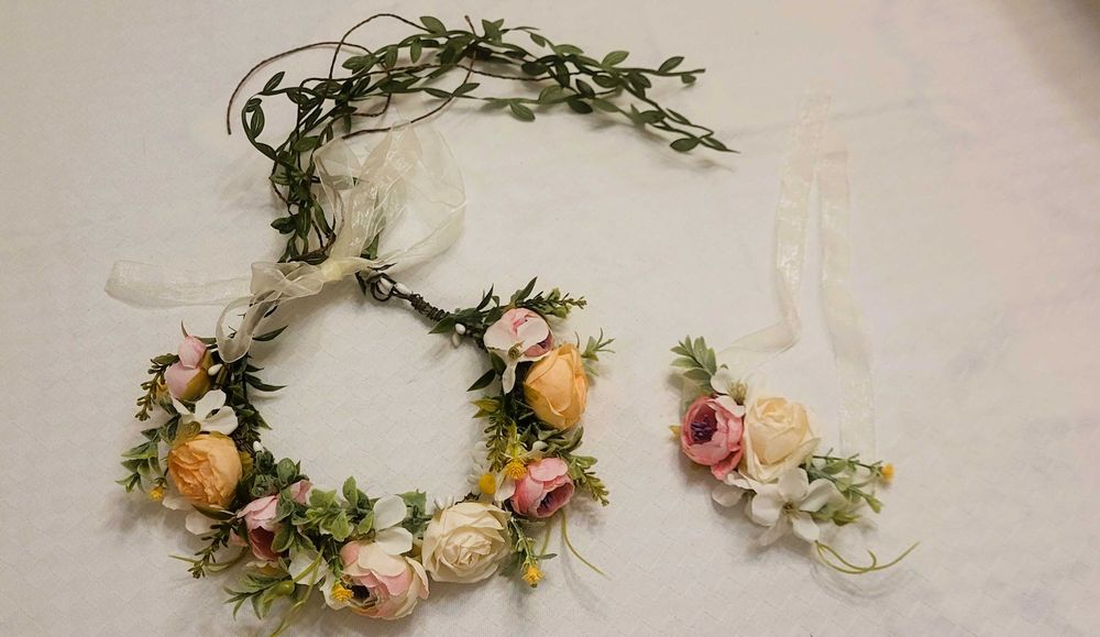 Coroas de flores para cabelo