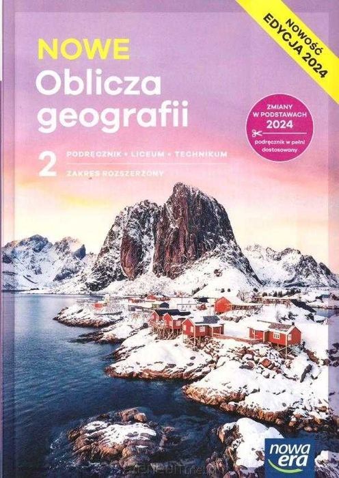Nowe Oblicza Geografii 2 Karty Pracy + Podręcznik Rozszerzony 2024