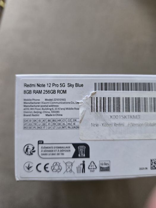 Xiaomi Redmi Note 12 Pro 5G c/garantia