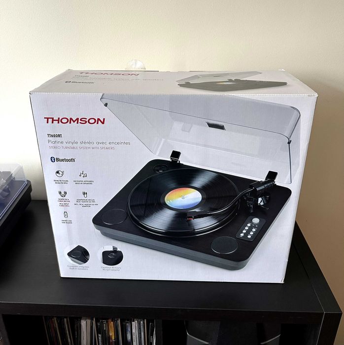 Gira-Discos Thomson TT650BT c/ Bluetooth e Caixa original