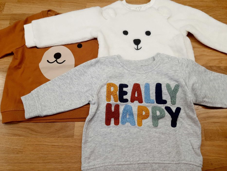 Bluzy/ bluzki chłopięce H&M rozm. 74