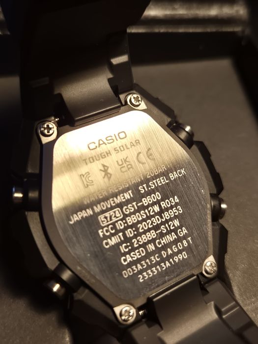 Relógio Solar Casio G-SHOCK GST-B600 + Bluetooth