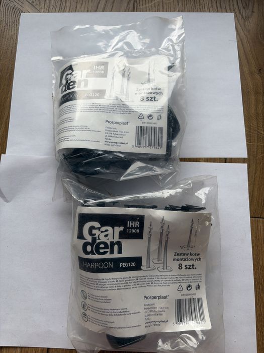 Zestaw 2x8 kotw montażowych