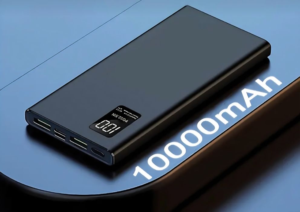 Powerbank 10000mAh Mobilna ładowarka Czarny