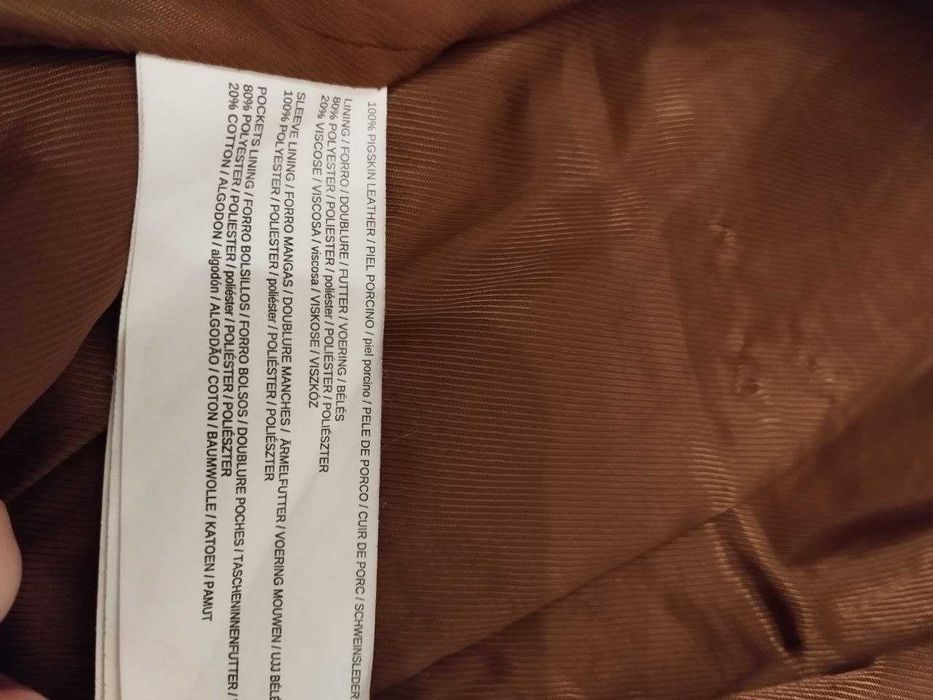 Kurtka męska MANGO MAN – 100% Skóra Naturalna