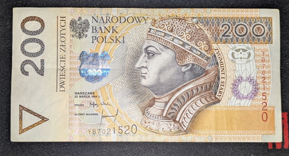 200zł YB 1994 rzadki