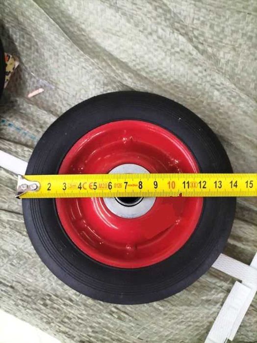 Rodas em borracha maciça