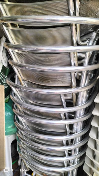 Cadeiras jardim Inox