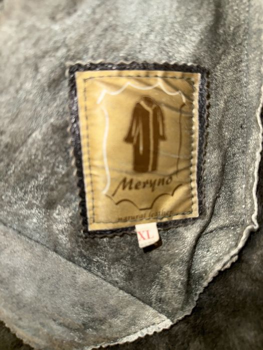 Zielony kożuch skóra naturalna r. XL/42
