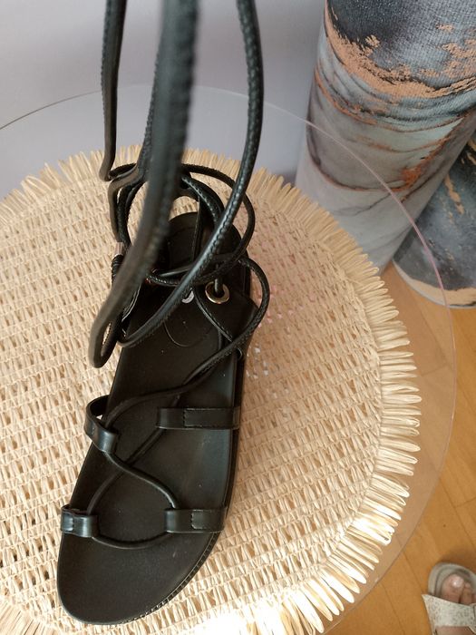 Buty sznurowane do kolana