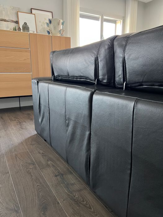 OPORTUNIDADE - Sofá Pele Divani&Divani