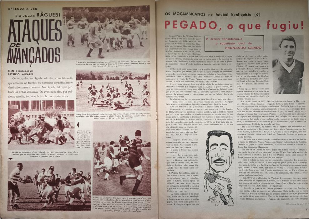 Revista "O Benfica ilustrado" N°56 de 1 de Maio de 1962