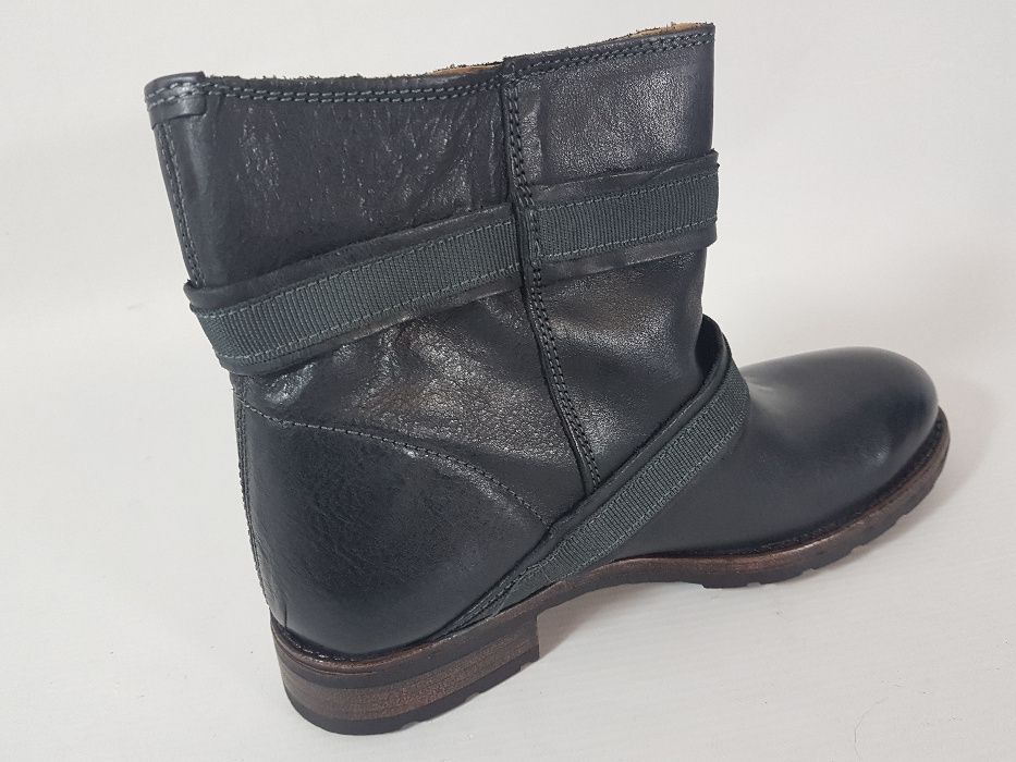 SEBAGO BOTKI DAMSKIE SKÓRA naturalna 35 nowe czarne
