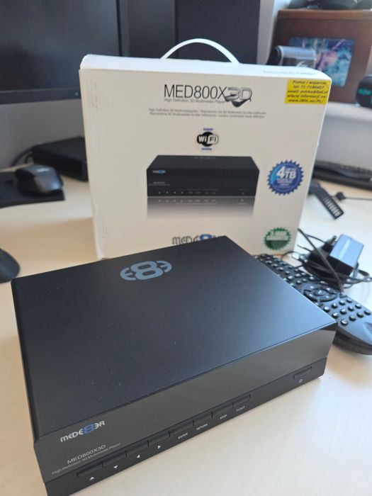 odtwarzacz multimedialny Mede8er MED800X 3D - 1/4 ceny