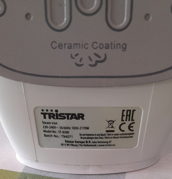 Ferro de passar Tristar 2000w
