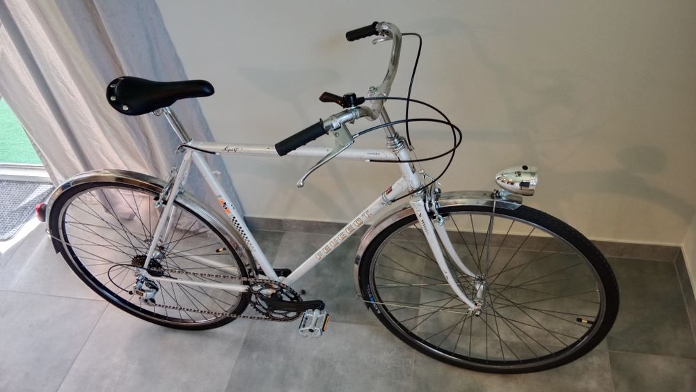 Rower Peugeot Sport 28" retro commuter restomod 1x6 Deore