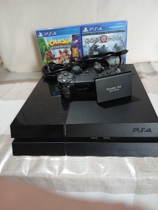 PS4 Fat Desbloqueado 1TB +800 Jogos - Pronto para Jogar!