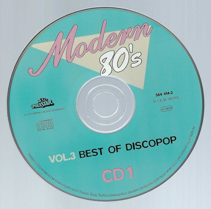 2 CD Modern 80's - The Best Of Discopop Vol. 3 (1999) (Polystar)