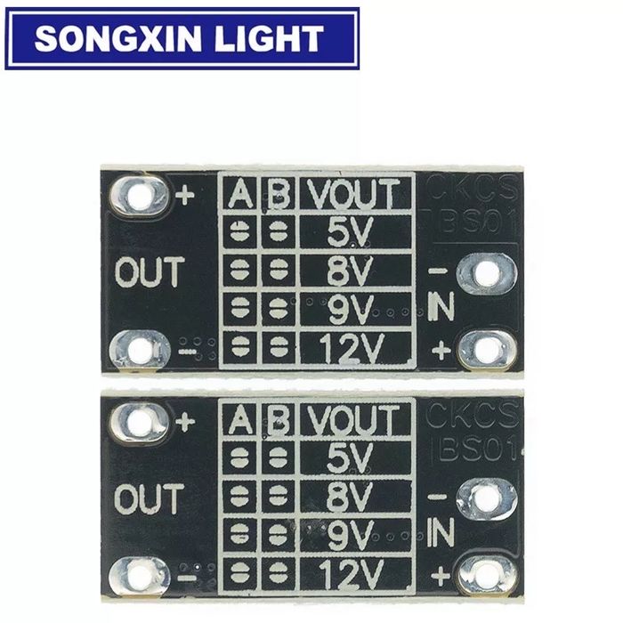 10шт. Мини-модуль повышающий 5v/8v/9v/12v